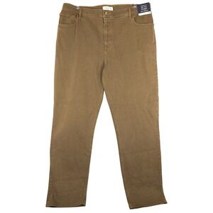 Abercrombie & Fitch 90s Straight Ultra High Rise Curve‎ Love Brown Jeans 35 20L